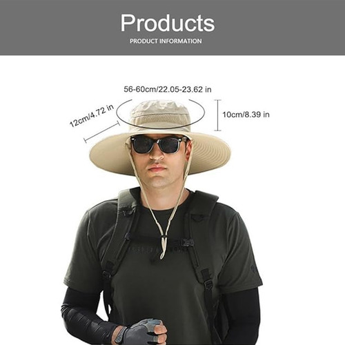 A Genérico Sombrero Con Ventilador Solar, Sombrero Para