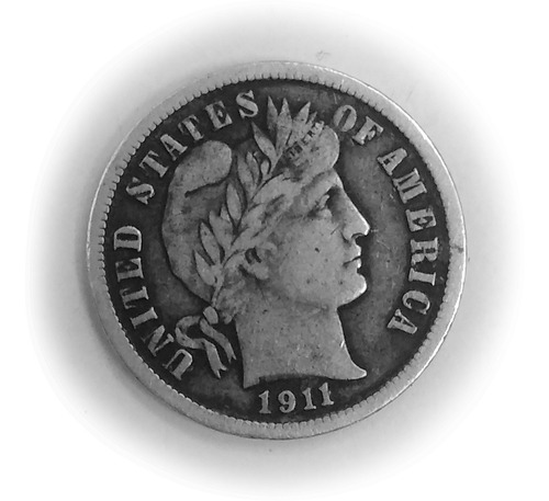 Moneda One Dime Americana Antigua Coleccion