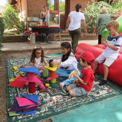 Alquiler Castillo Inflable Cama Elástica Pop Algodón Juegos