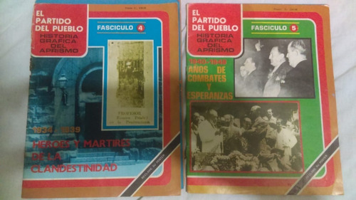 Revistas De La Historia Del Apra De Colección  