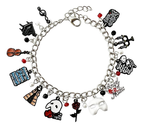 Pulsera Dknbvcc Phantom Opera Con Dijes Para Un Musical De T