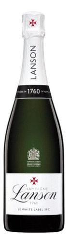 Pack De 4 Champagne Lanson 1760 Le White Label Sec 750 Ml