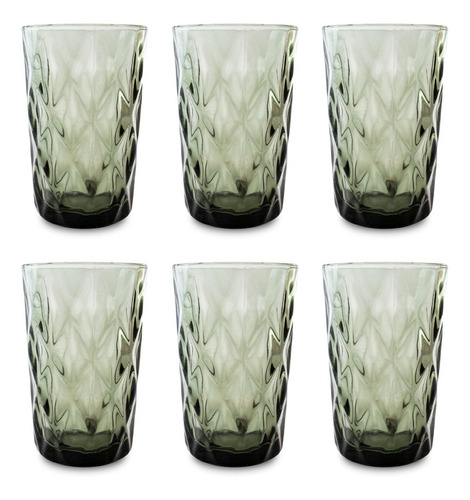 Set X6 Vasos De Vidrio Modelo Kattegat 380 Ml