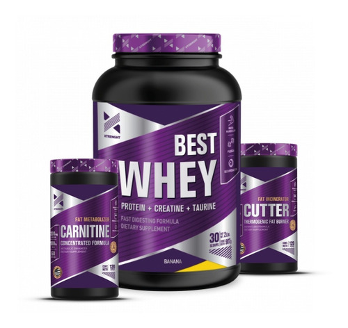 Combo Reducc.peso: Best Whey Xtrenght + Cutter + Carnitine