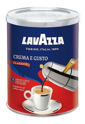 Café Lavazza  Molido Crema & Gusto 250g 