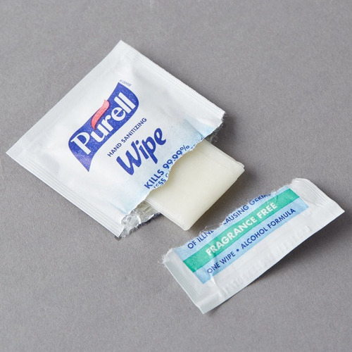 Toallitas Desinfectantes Purell Individuales 600pz / 9022-10