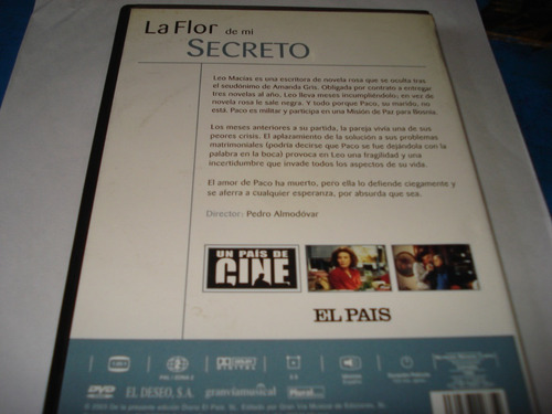 Dvd La Flor De Mi Secreto- Almodóvar (Usado)