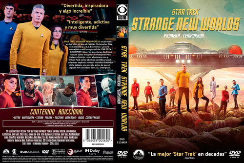 Star Trek: Strange New Worlds (2022) Temporada 1  (3 Dvd)