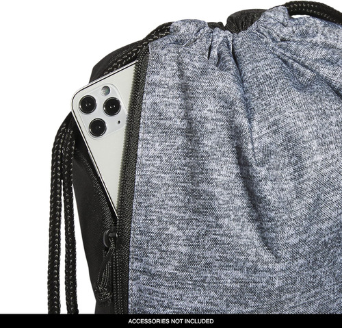 Bolso Clásico adidas Jersey Onix Gris/negro, Talla Única