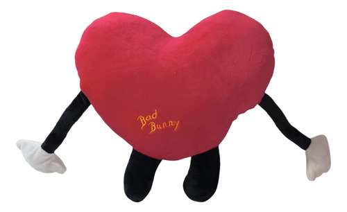 Peluche Bad Bunny Un Verano Sin Ti Ideal Para Regalar Rojo
