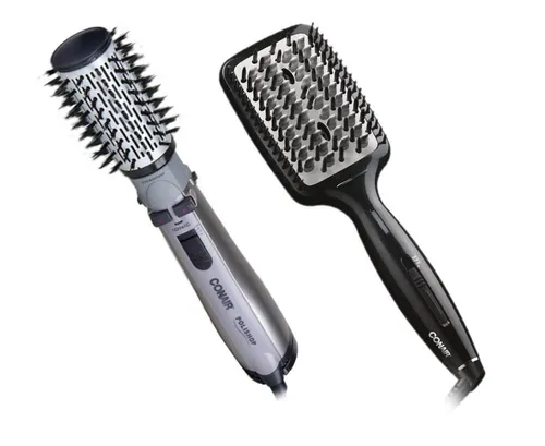Escova Rotating Air Brush Titanium Conair Escova El trica