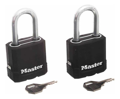 Set 2 Candados 45mm Magnum Intemperie Master Lock