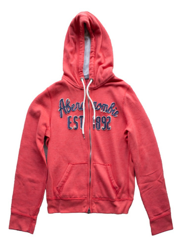 Hoodie Abercrombie Mujer 100% Original - Roja