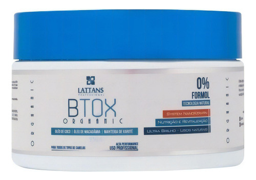 Btox Orghanic 250g - Lattans