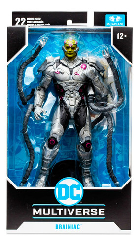 Dc Multiverse Brainiac Injustice 2 7 PuLG. Mcfarlane Replay