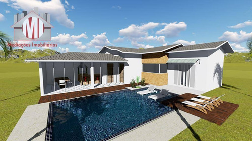 Lindo Projeto, Com Escritura, 3 Dormitórios, Piscina, Campinho, Área Gourmet, À Venda, 1900 M² Por R$ 530.000 - Zona Rural - Pinhalzinho/sp - Ch0909