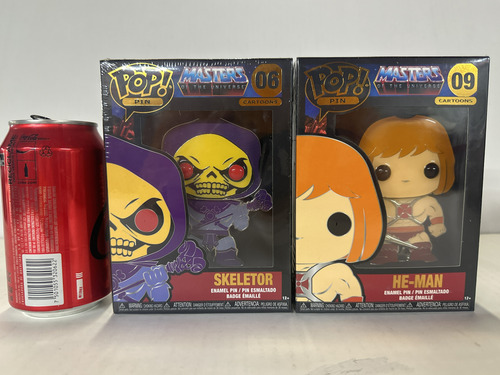 Dos Pack Pop Pin Masters Of The Universe He-man Y Skelletor
