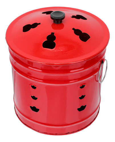 Cubo De Basura Incinerador Que Quema Oro