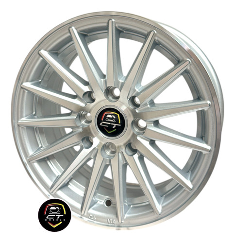Kit 2 Rines 13 4-100/114 P/atos Matiz Chevy Tsuru Jetta Golf