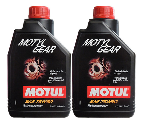 Aceite Transmision Estandar 75w90 Gl4 Gl5 Motylgear Motul 2l