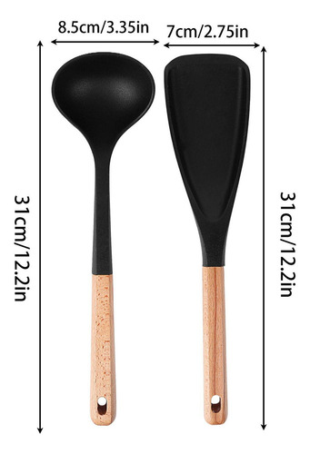Cf Utensilios De Cocina De Silicona Cuchara De Espátula