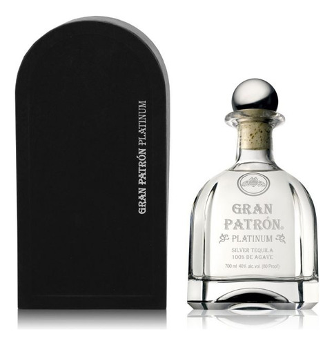 Tequila Gran Patron Platinum 100% Agave Azul. Origen México 