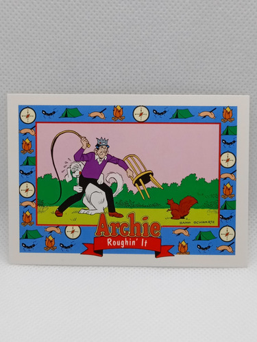 Estampa Tarjeta Archie Año 1992 # 50 Not So Hot Dog , Skybo (Usado)