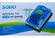 Comprar Bomba De Aire Sobo Acuarios, 2 Salidas X 4l\u002Fmin 5w Peces