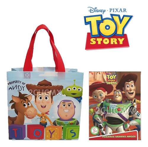 11 Bolsas Dulceros + 11 Libros Colorear Pixar Toy Story