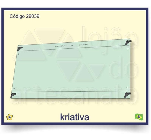 Imagem 3 de 4 de Base Acrílica Guia Para Stencil - By Luiz Poletti - 29039