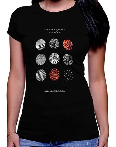 Camiseta Premium Dtg Rock Estampada Twenty One Pilots 01