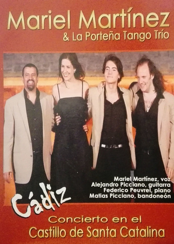 Imagen 1 de 1 de Mariel Martinez & La Porteña Tango Trío - Cádiz - Dvd