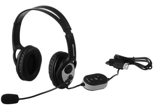 Auriculares Con Microfono Usb Microsoft Lifechat Lx-3000