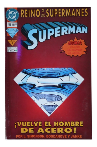  Reino De Los Supermanes No.1 De 1993
