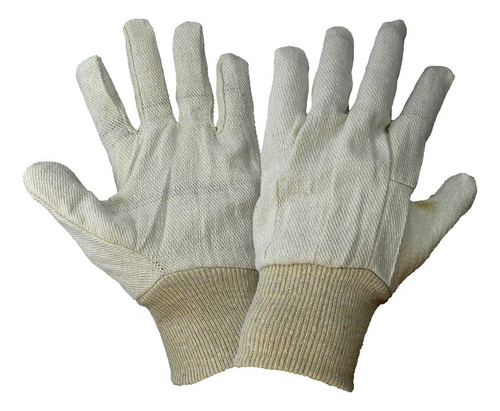 Global Glove C80 - Guante De Lona De Algodón Con Puño De Muñ