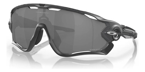 Gafas de sol Oakley Jawbreaker Hi Res de carbono mate, color negro, lente de color negro