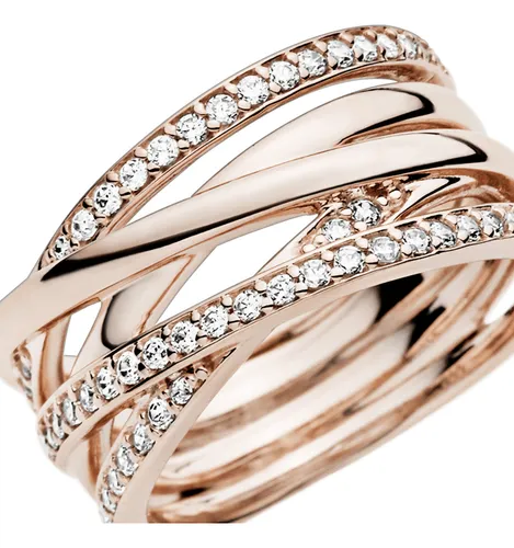 Anillo pandora entrelazado new arrivals
