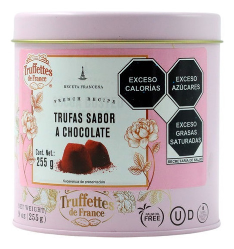 Trufas Francesas Sabor Chocolate Truffettes De France 255g