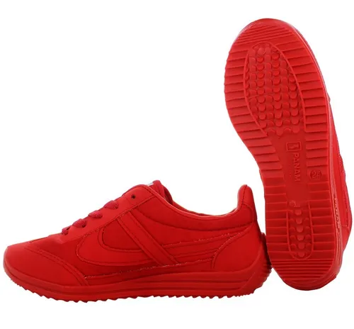 Panam Tenis Rojo Mujer