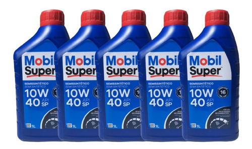 Imagem 1 de 5 de 5 Litros Óleo Mobil Flex 10w40 Semissintético Original