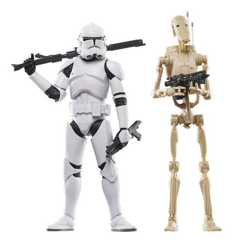 Star Wars Black Series Clone Wars Clone Trooper Battle Droid