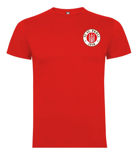 Polera Estampada Fc St. Pauli 100% Algodón