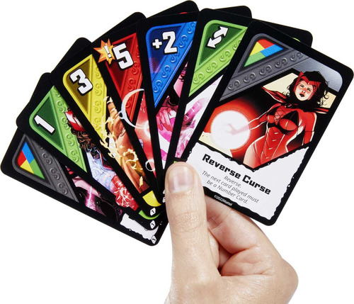 Juego De Cartas Mattel Games Uno Ultimate Marvel Scarlet Wit