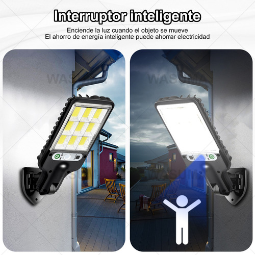 4pz De Luz Sensor De Movimiento Focos Solares Lampara Ip65