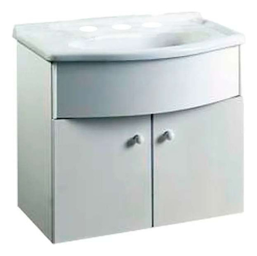 Botiquin Baño Puerta 45x60 + Vanitory Roma 50cm