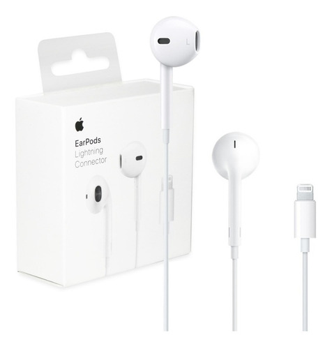 Fone De Ouvido C/ Conector Linghtning Original Apple Earpods