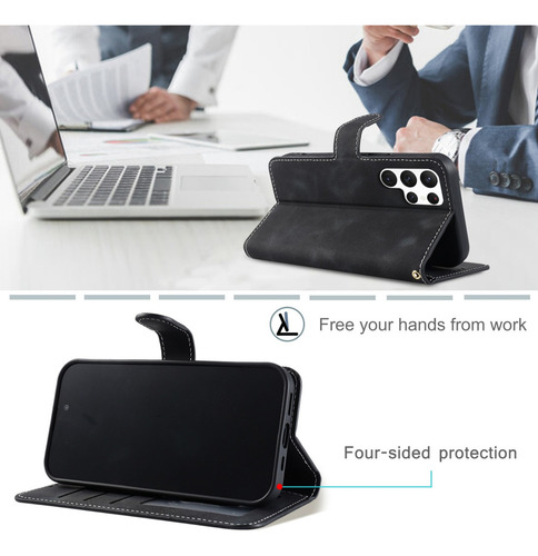 Funda Para Huawei Honor 10x Lite/20s/200 Lite 5g Wallet De Piel Sintética Con Soporte Abatible Que Protege La Funda Del Teléfono A Prueba De Golpes