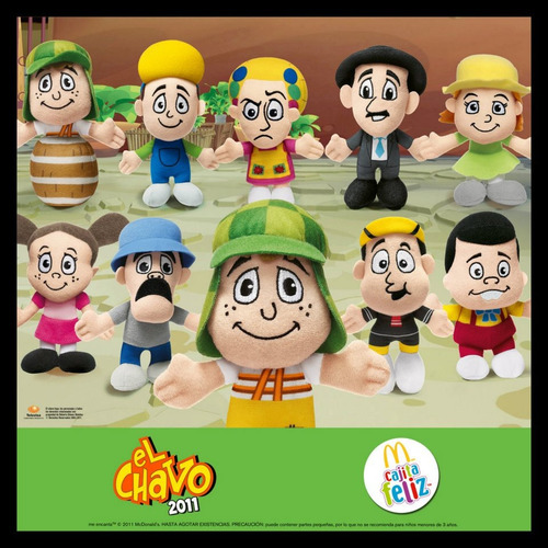 El Chavo Mcdonalds 2011 Colección Completa - 10 Modelos