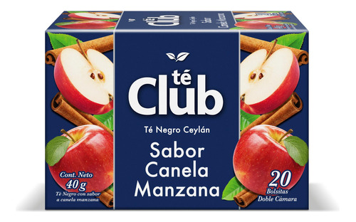 Te Club Manzana Canela 20 Bls