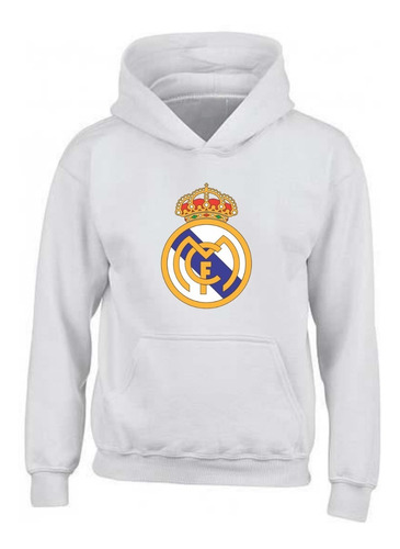 Buzo Real Madrid Futbol Con Capota Hoodies Buso Saco